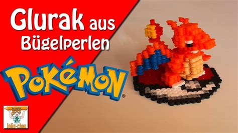 DIY Glurak Pokemon – Charizard 3D Bügelperlen Tutorial –。